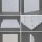 سقف کاذب pvc پنلی (۶۰ در ۶۰) طرح پانچ مربع